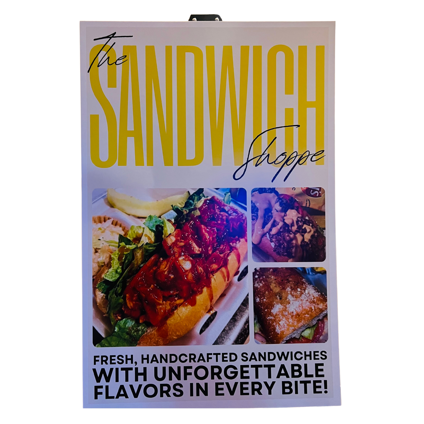 Custom Adhesive Poster