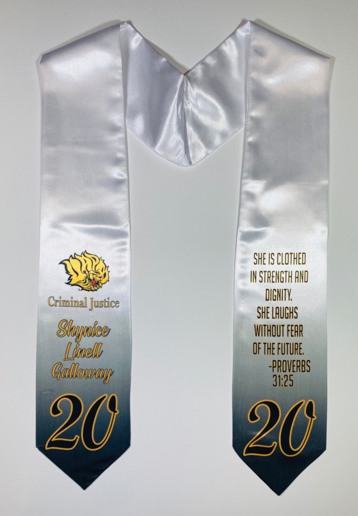Custom Graduation Stole