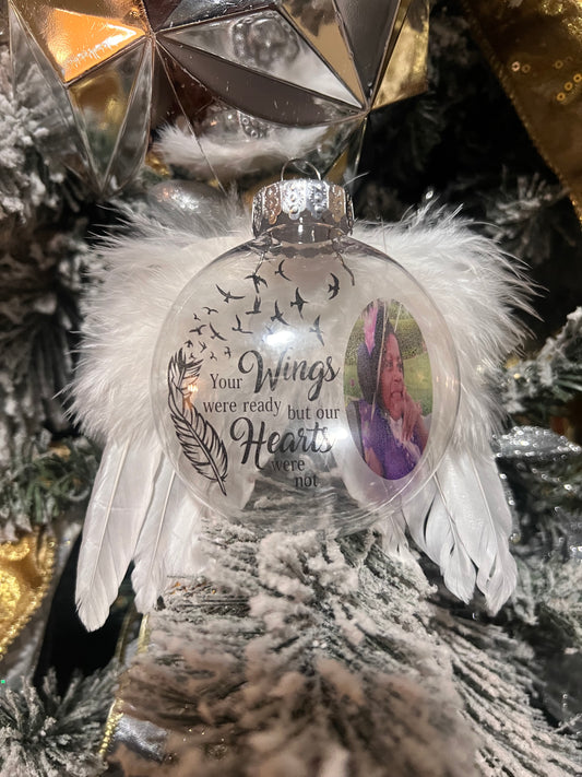 Clear Your Wings Were Ready… Ornament