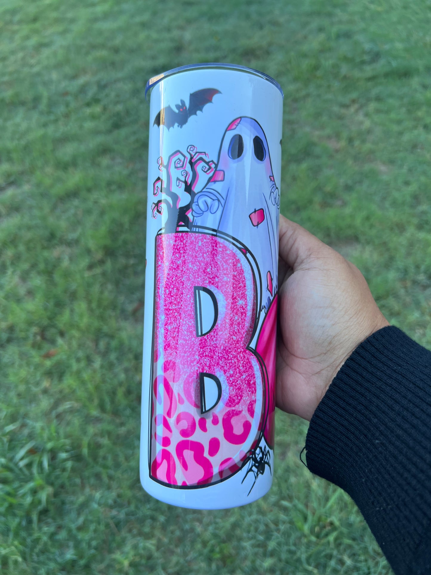 BOO Breast Cancer Tumbler