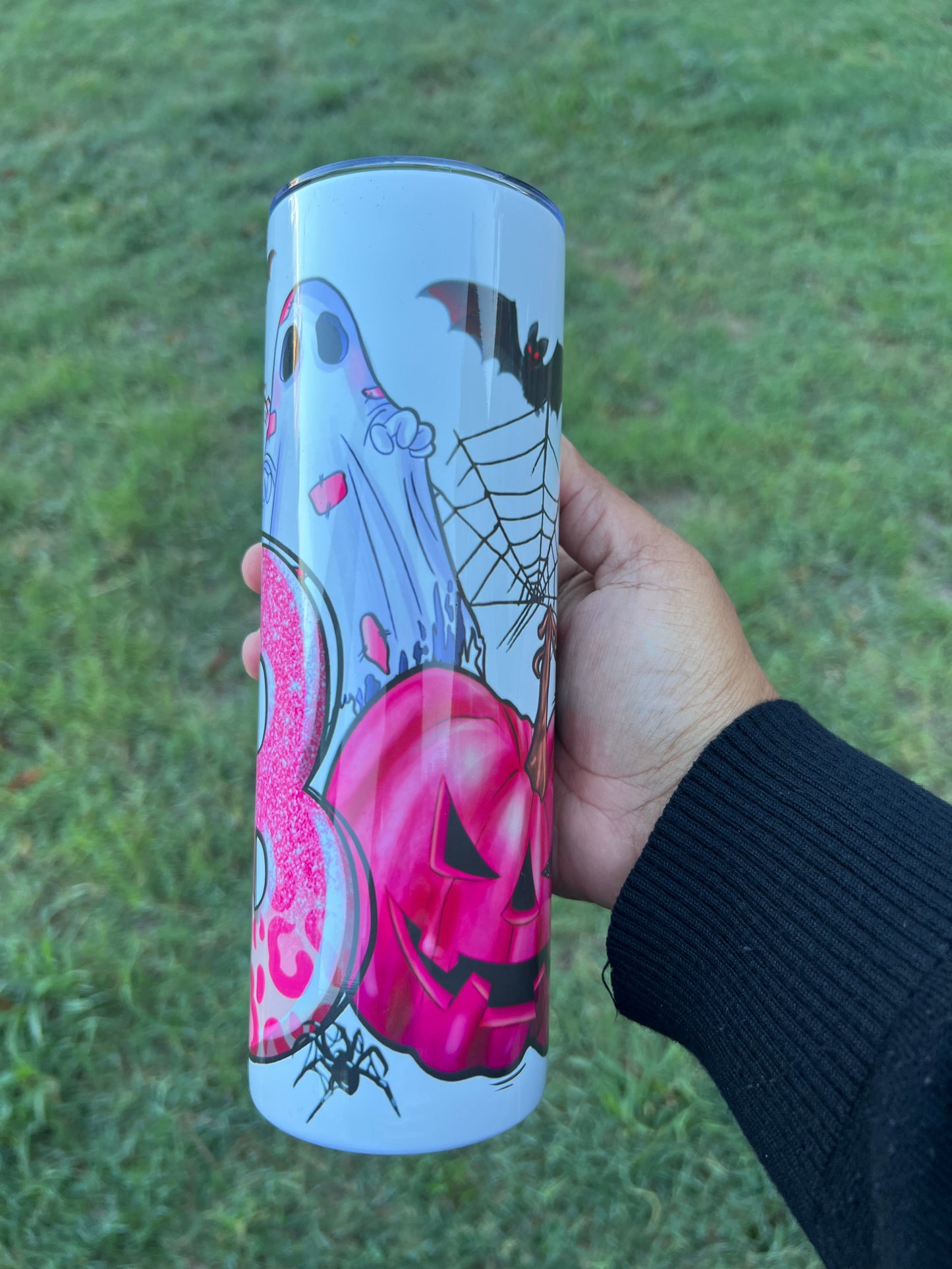 BOO Breast Cancer Tumbler