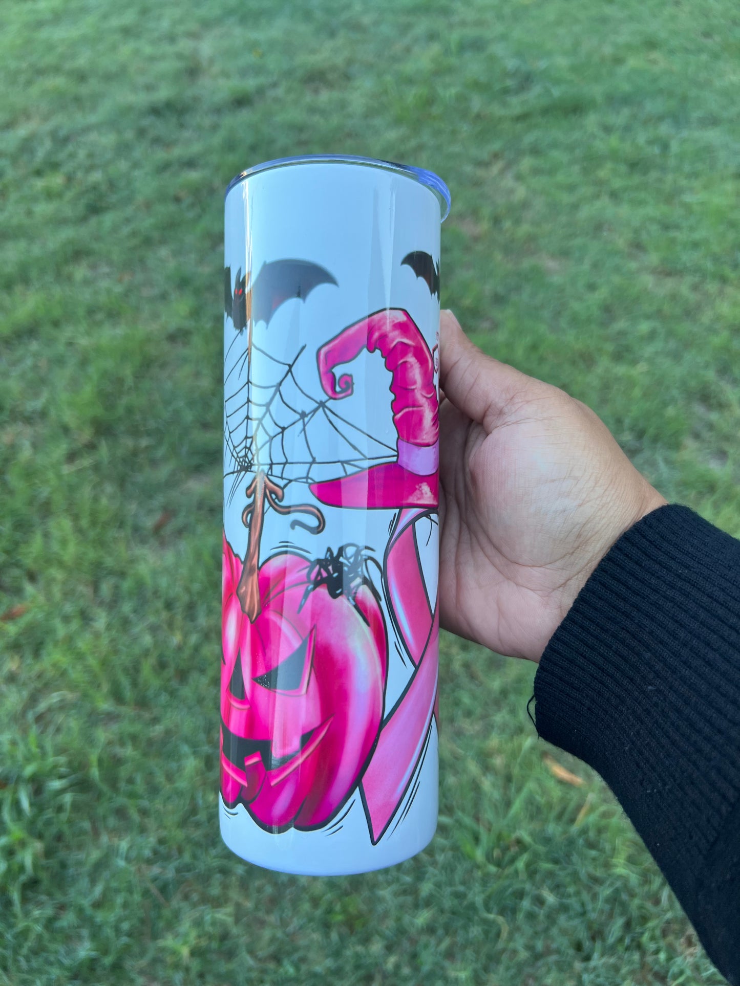 BOO Breast Cancer Tumbler