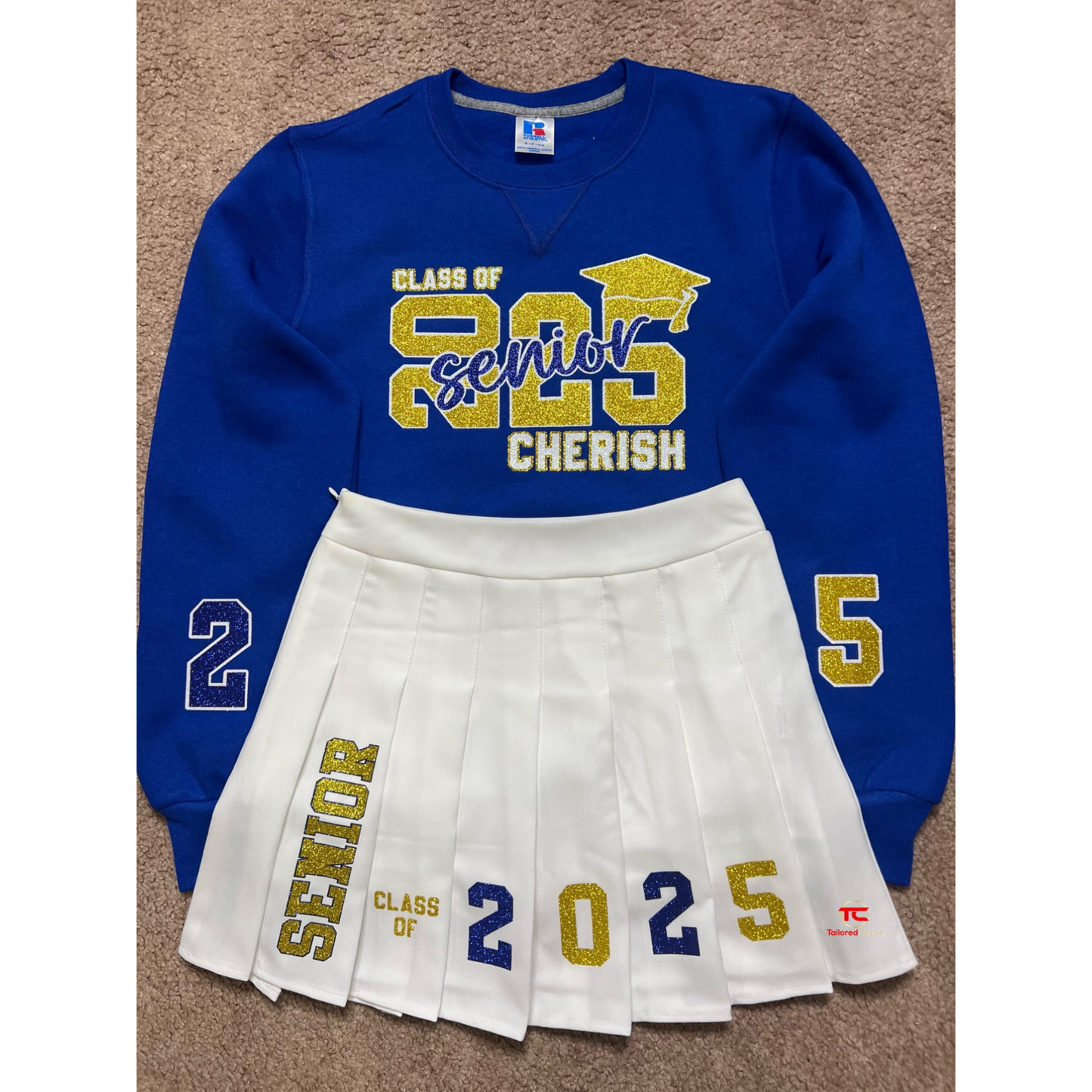 "SENIOR" Sweatshirt & Skirt