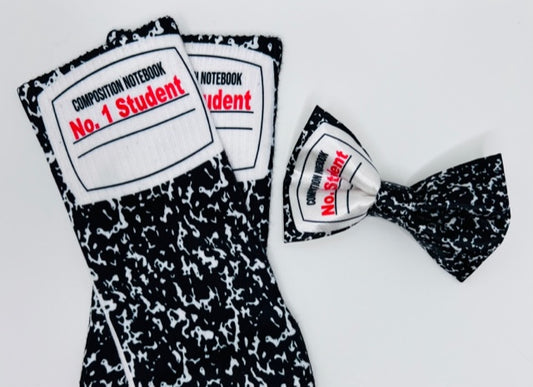 "Composed Greatness" Bowtie & Sock Set