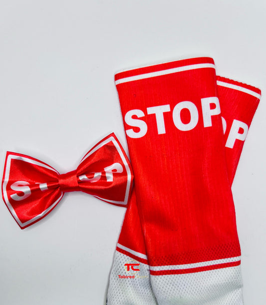 “STOP at Nothing” Bowtie & Sock Bundle